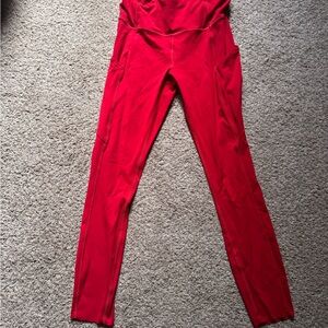 Lululemon leggings Red